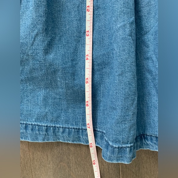 Gap Denim Side-tie Cutout Dress with Washwell - Picture 7 of 9